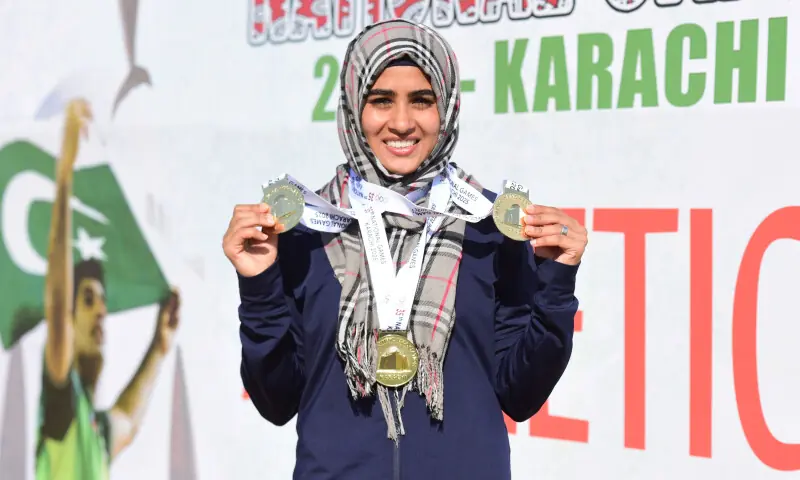 Record-setting Hamza Asif, treble winner Faiqa Riaz steal National Games spotlight Record-setting Hamza Asif, treble winner Faiqa Riaz steal National Games spotlight