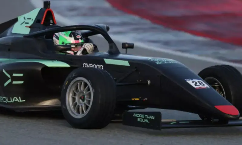  Skye Parker drove a Formula 4 car in Barcelona to help hone her skills. &mdash; AFP 