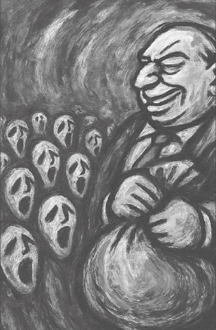 Elite greed amid wailing silence