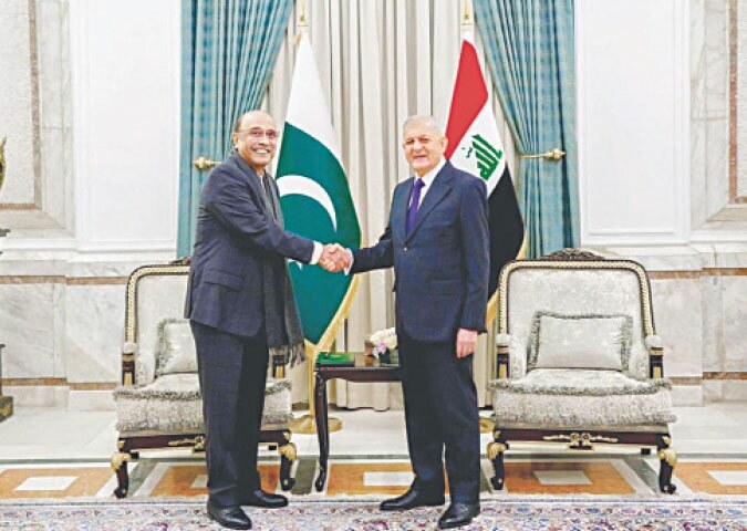 Pakistan, Iraq vow to curb terror, narco trade