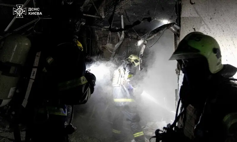 Ukraine says Russian strike on Kyiv leaves first civilians dead this year