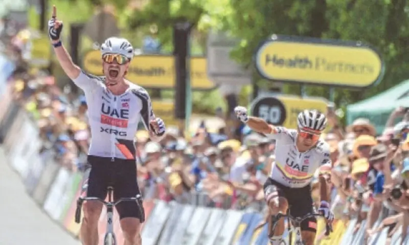 Vine, Narvaez complete one-two for UAE Team Emirates XRG