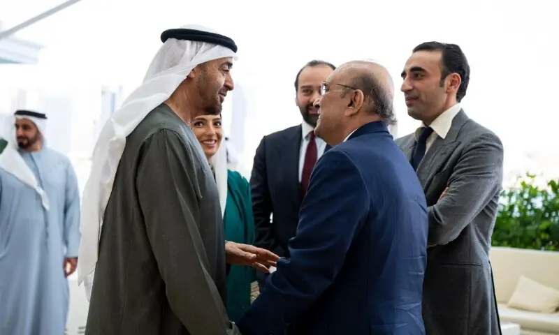 President Zardari, UAE counterpart discuss way to further deepen ties
