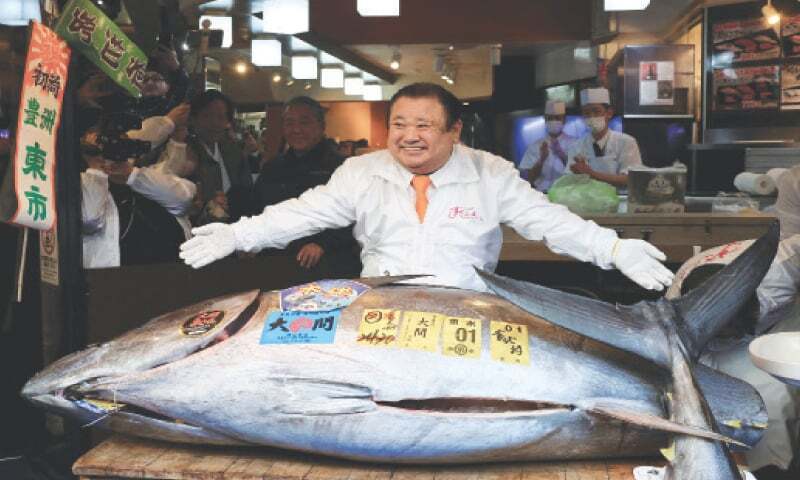 ‘Tuna king’ pays record $3.2m for bluefin at Tokyo auction