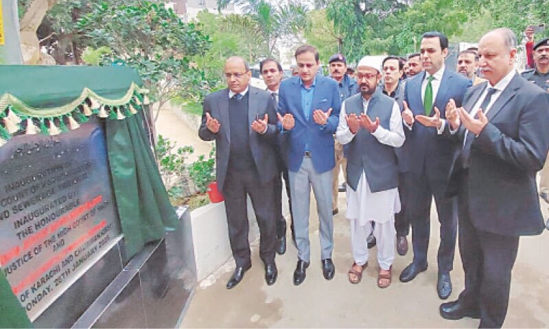 SHC Chief Justice inaugurates Karachi water theft tribunal