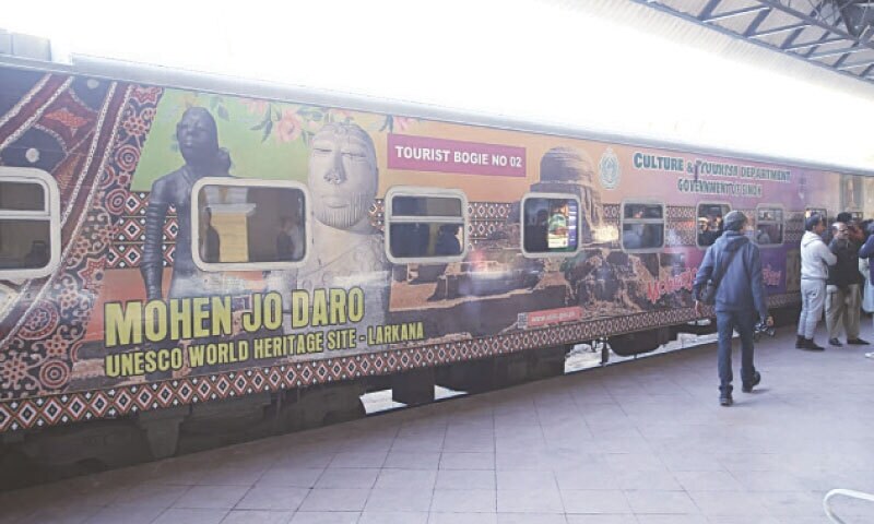 Sindh govt launches two-day Mohenjo-Daro Train Safari