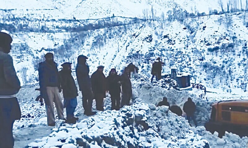 Three die as vehicle skids off snowy road in Shigar