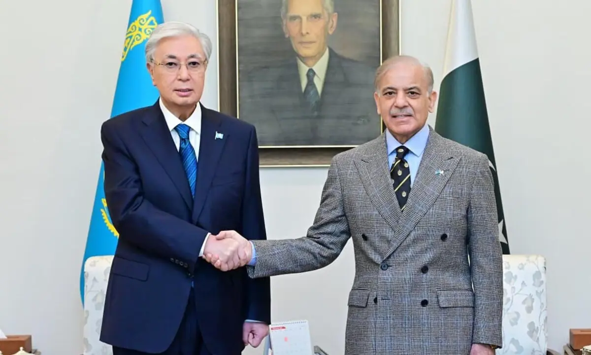 Confident Kazakh president’s visit will open avenues for shared prosperity, says PM Shehbaz