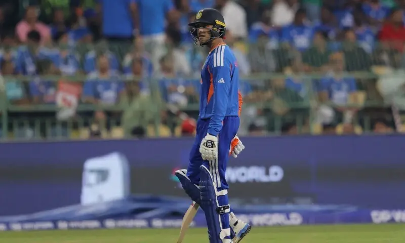  Premadasa International Cricket Stadium, Colombo, Sri Lanka - February 15, 2026 India&rsquo;s Abhishek Sharma walks off after being dismissed by Pakistan&rsquo;s Salman Ali Agha. &mdash; Reuters 