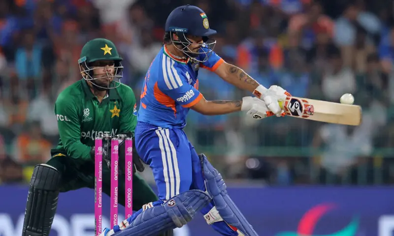 India&rsquo;s Ishan Kishan in action in the match against India in Colombo on February 15. &mdash; Reuters