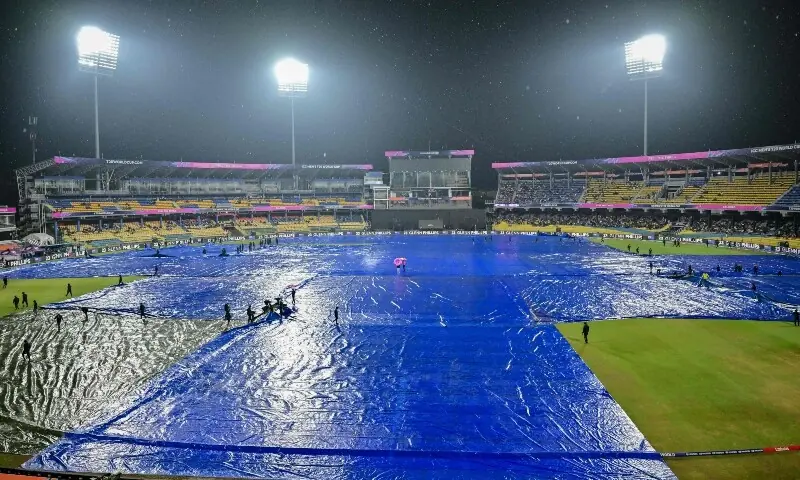 Pakistan vs New Zealand: Overs begin to deplete as rain covers still on over an hour past kickoff time