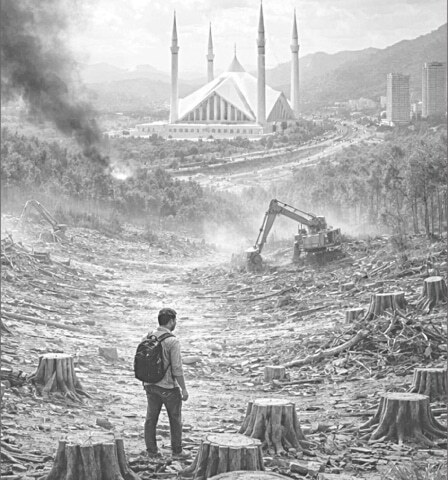 Islamabad’s green cover under threat