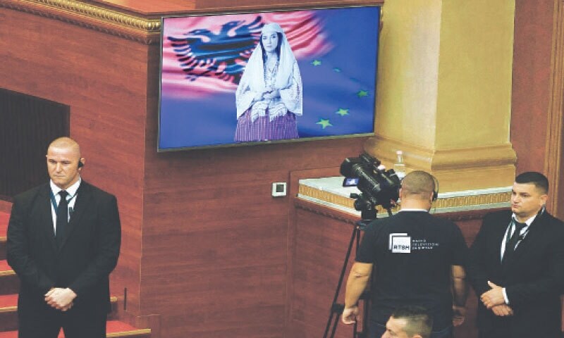 Actor behind Albania’s AI ‘minister’ wants her face back