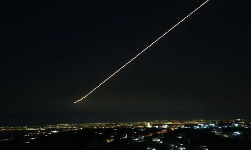 Iranian drones toward Israel intercepted. — Anadolu Agency