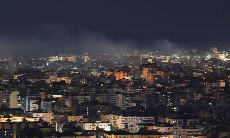 Smoke rises after Israeli strikes in Beirut&rsquo;s southern suburbs, Lebanon on March 2, 2026. &mdash; Reuters