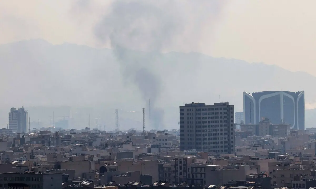 Smoke rises from the site of airstrikes in a central area of the Iranian capital Tehran on March 6, 2026. &mdash; AFP