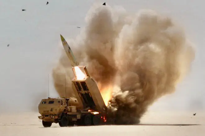  This US Army handout photo taken on March 2, 2026, and released on March 13, 2026, by US Central Command Public Affairs shows a M142 High Mobility Artillery Rocket Systems (HIMARS) conducting live-fire missions during &lsquo;Operation Epic Fury&rsquo; at an undisclosed location. &mdash; AFP 