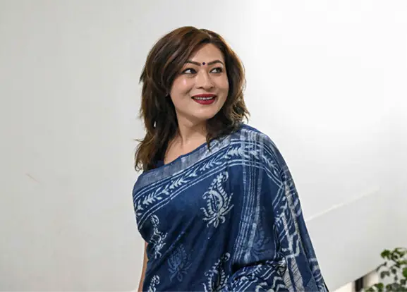  BHUMIKA Shrestha, Nepal&rsquo;s first elected transgender woman lawmaker, attends an event in Kathmandu.&mdash;AFP 