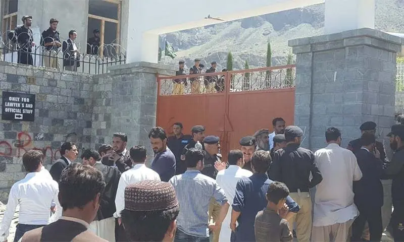 Lawyers in Gilgit-Baltistan stage strike over arrest of senior colleague under anti-terror law