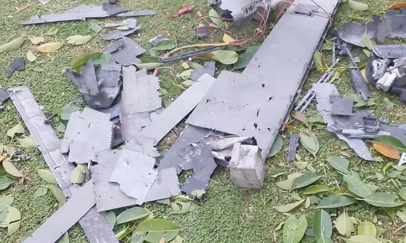 Unmanned aerial vehicle fell in Rawalpindi early Tuesday morning: security sources