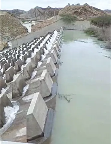  FLOODWATER fills Gwadar&rsquo;s Ankara Kur Dam following heavy rains in its catchment area.&mdash;Dawn   