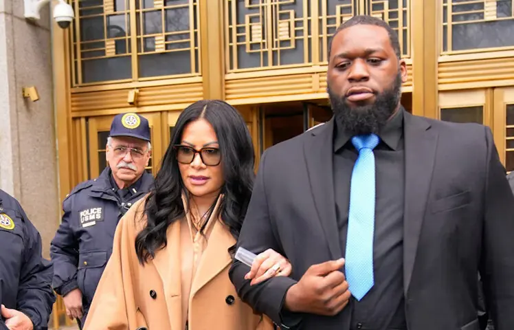  Jen Shah, a cast member of the Real Housewives series, leaves a Manhattan federal court in January 2023 after receiving a six-and-a-half-year sentence for conspiracy to commit wire fraud | Gotham/GC Images 