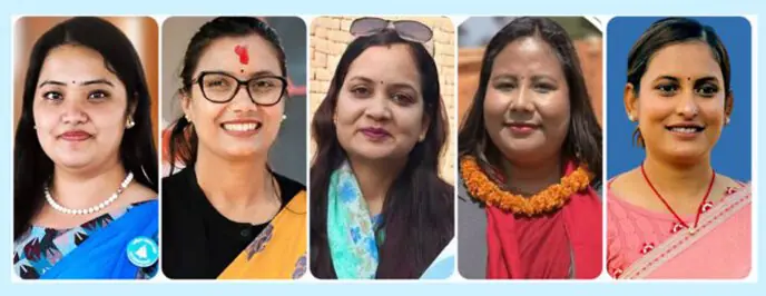 Women members of the cabinet.—Courtesy The Daily Star