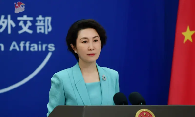 Chinese foreign ministry spokeswoman Mao Ning addresses a press briefing on March 30, 2026. &mdash; photo courtesy China&rsquo;s MOFA