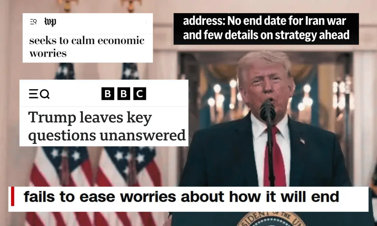 How international media covered President Trump’s first address to the nation on Iran war