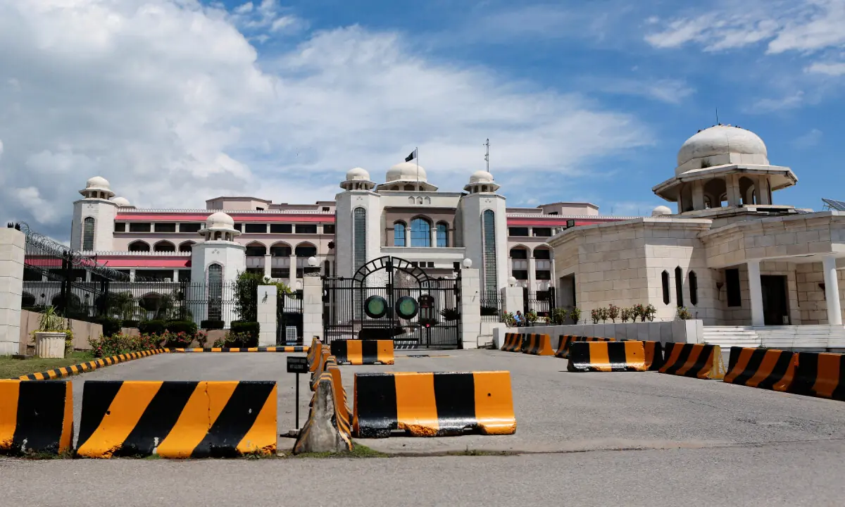 The Prime Minister&rsquo;s residence building ahead of Iran-US talks in Islamabad, Pakistan, April 9, 2026. &mdash; Reuters