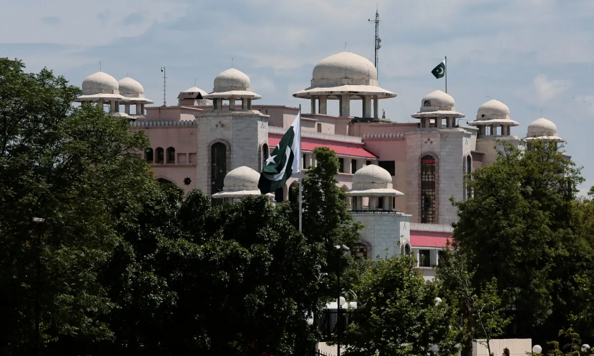 The Prime Minister&rsquo;s residence building ahead of Iran-US talks in Islamabad, Pakistan, April 9, 2026. &mdash; Reuters