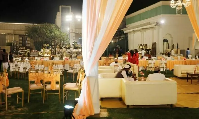 Fine imposed on marriage halls for one-dish policy breach in Sargodha Fine imposed on marriage halls for one-dish policy breach in Sargodha