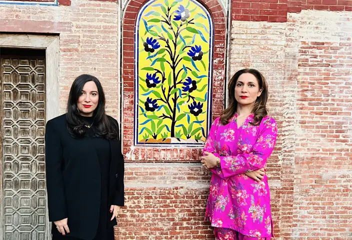 Curated by Beatriz Cifuentes Feliciano (left), the Pakistan Pavilion is titled 'Punj•AB — A Sublime Terrain' | Photo courtesy Faiza Butt