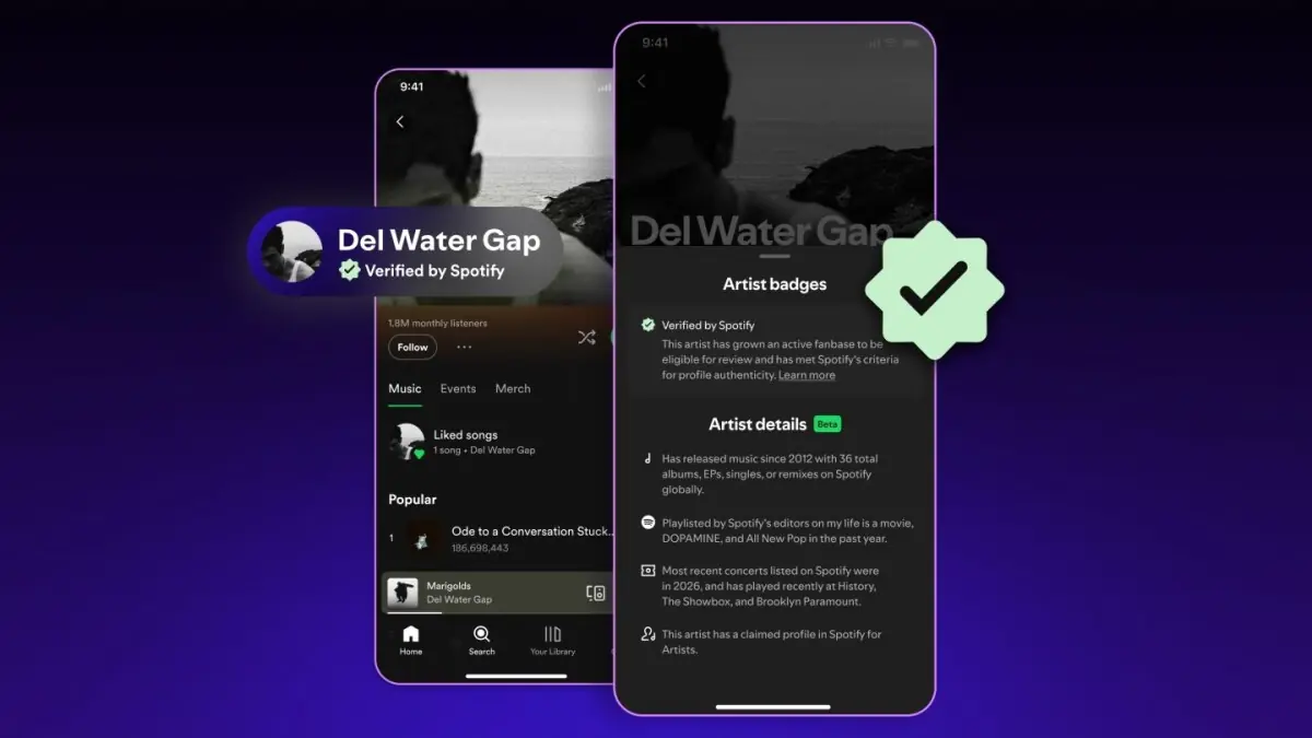 Spotify to introduce 'Verified' badges to distinguish human creators from AI