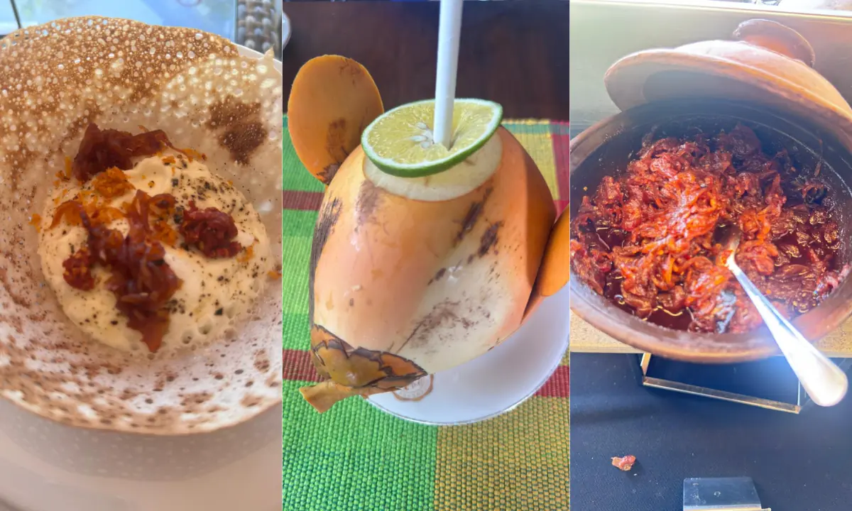 From delicious dosas to fresh fish and cool coconuts, Sri Lanka is a foodie's tropical paradise