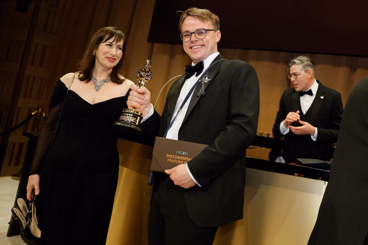 Oscar statuette for Mr Nobody Against Putin found after going missing on Lufthansa flight