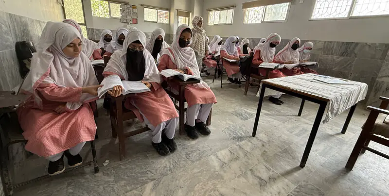   Midwife students at the Sindh Government Qatar Hospital&rsquo;s School of Midwifery: even if Pakistan invests in training a huge brigade of midwives, there will not be much impact until the systemic barriers in the healthcare system are not removed | Photo courtesy the writer  