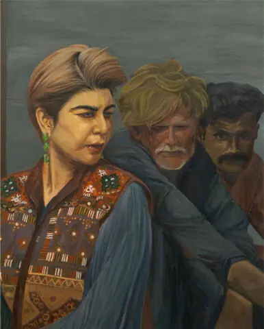  Some of the artworks displayed at the exhibition.&mdash;Fahim Siddiqi / White Star 