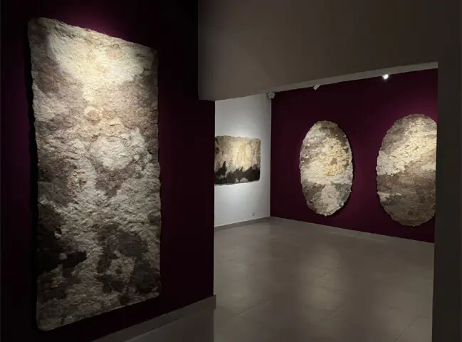  Works on display at the exhibition &lsquo;What the Mountains Hide&rsquo; 