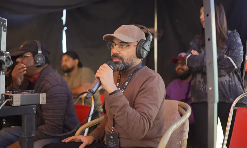  Zulfiqar &lsquo;Xulfi&rsquo; Jabbar Khan on the set of his latest project, Humnava, doing what he does best: creating space for new sound to find its voice 