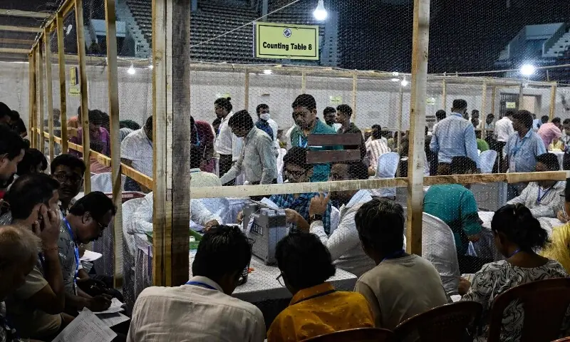 India's Modi faces key test as vote count underway
