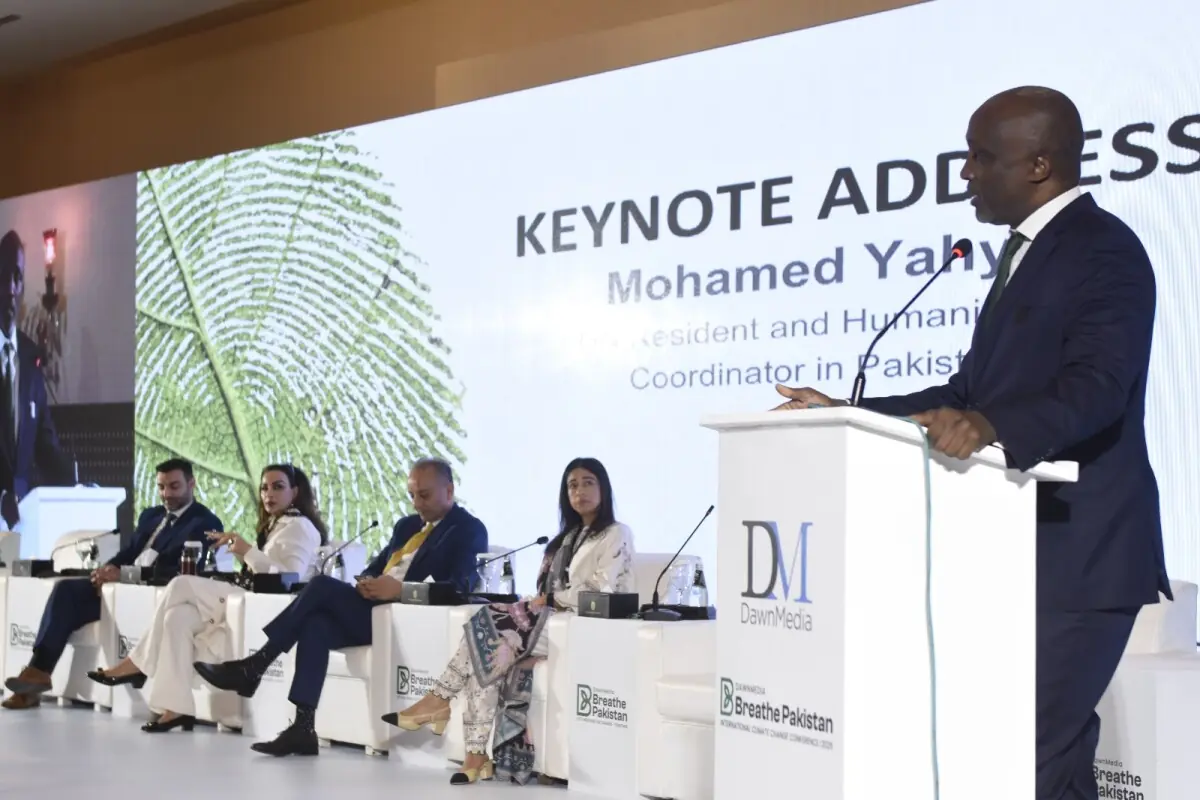 Mohamed Yahya, the UN resident and humanitarian coordinator in Pakistan. &mdash; White Star/Tanveer Shahzed