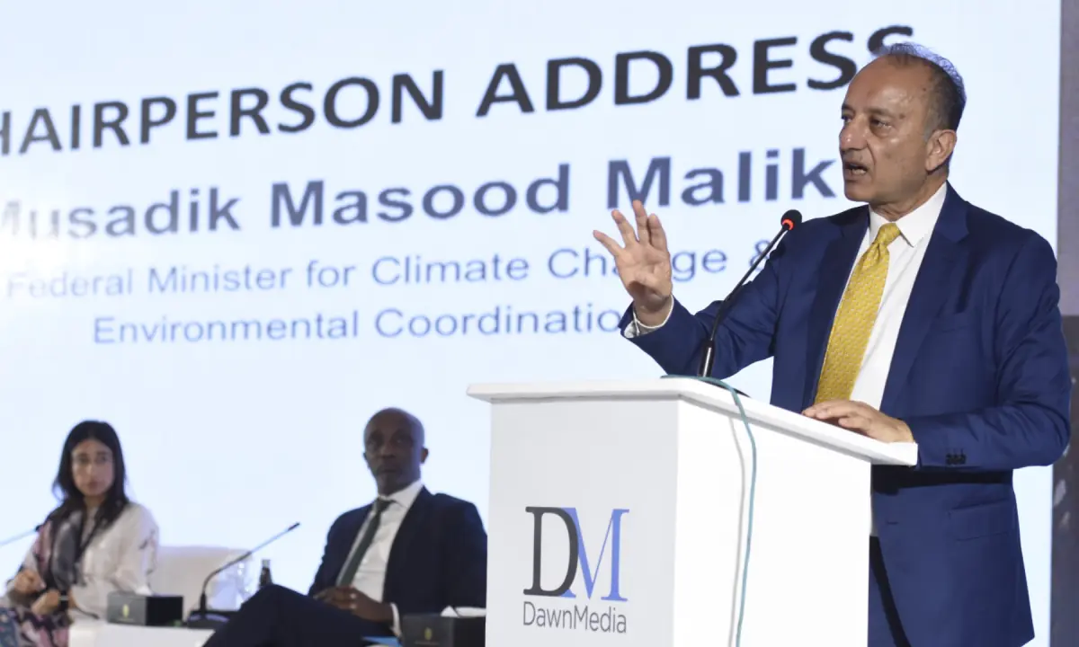 Breathe Pakistan: Minister Musadik Malik says Pakistan's youth can find a solution to climate change