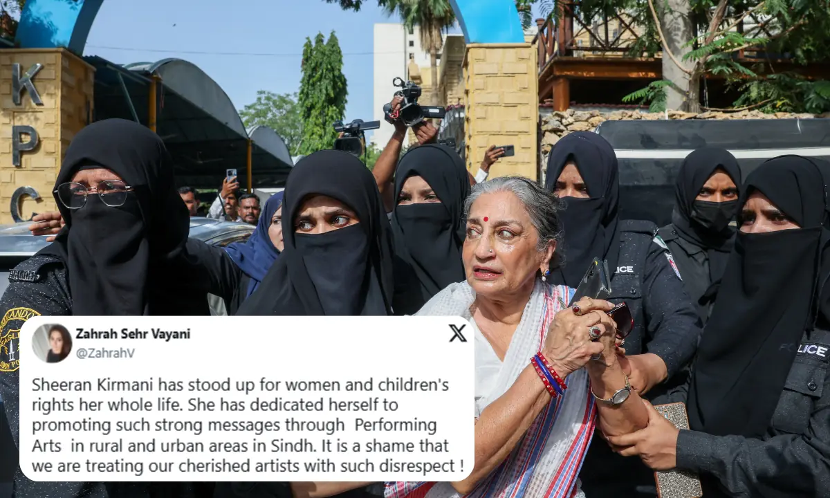 Netizens outraged after Sheema Kermani, other Aurat March organisers briefly detained in Karachi