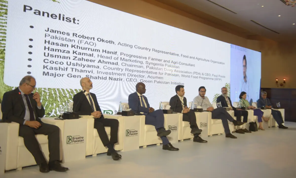 Breathe Pakistan: Business leaders, experts stress need to tackle climate change's impact on agri-economy