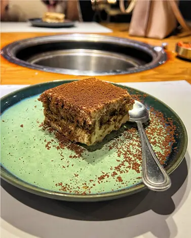 Tiramisu at Banchan | Photos by the writer