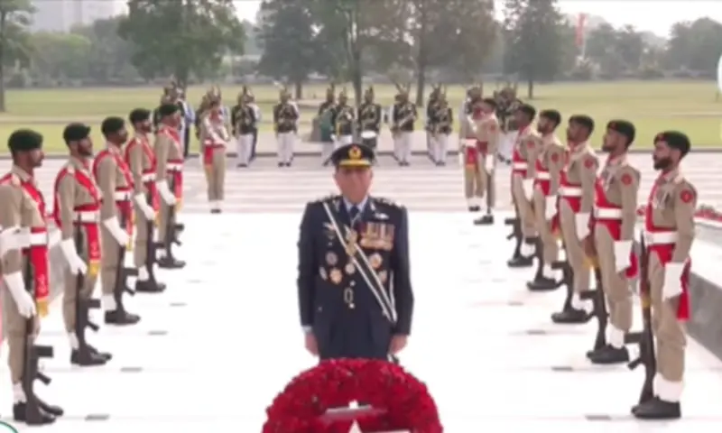 Ceremony marking one year since Marka-i-Haq victory underway at GHQ