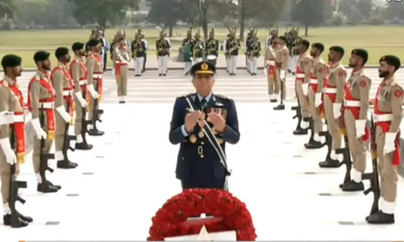Ceremony marking one year since Marka-i-Haq victory underway at GHQ