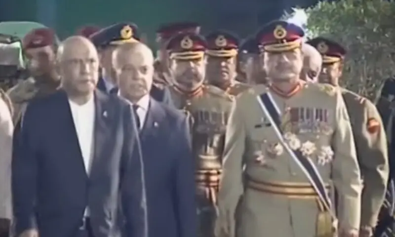 Pakistan's civil, military leadership attend ceremony at Pakistan Monument in Islamabad to commemorate Marka-i-Haq Pakistan's civil, military leadership attend ceremony at Pakistan Monument in Islamabad to commemorate Marka-i-Haq