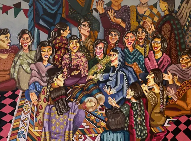  Some of the artworks displayed at the exhibition.&mdash;Fahim Siddiqi / White Star 